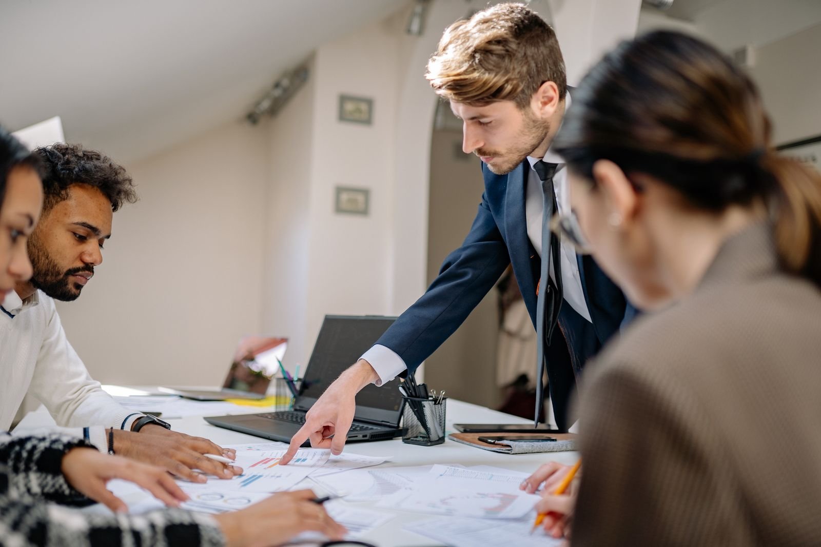 The Action Framework — Business colleagues collaborating and applying learning in an enterprise setting